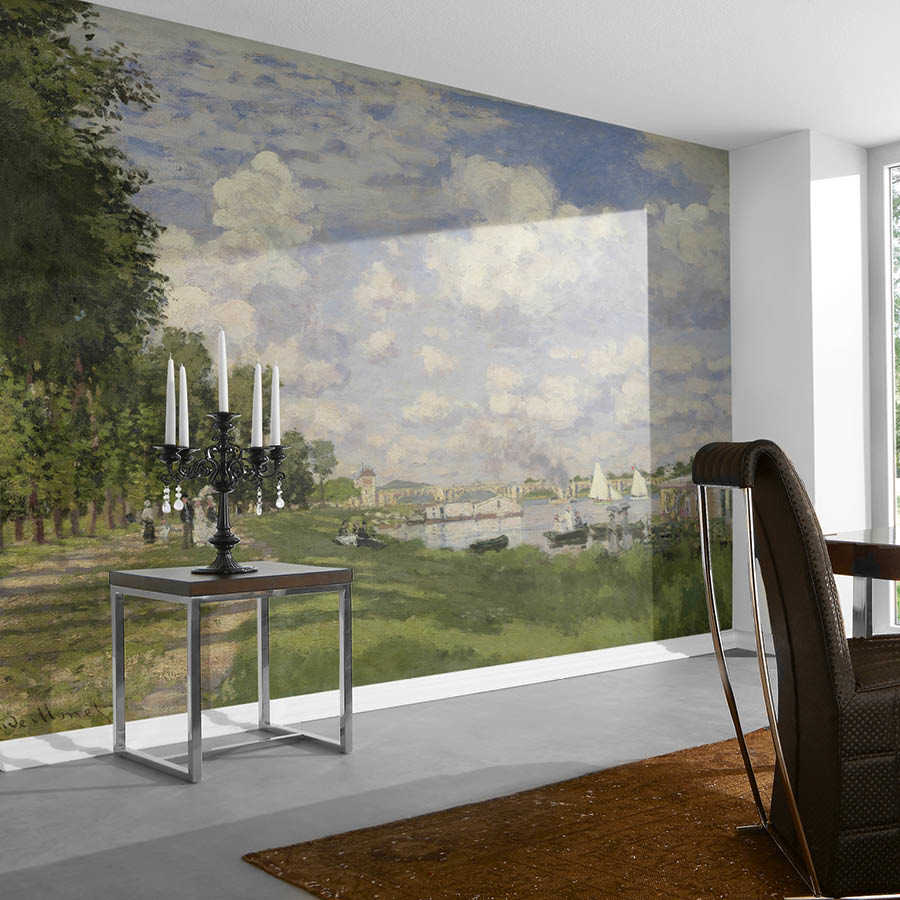Mural pared pintura paisaje - RevestirArte